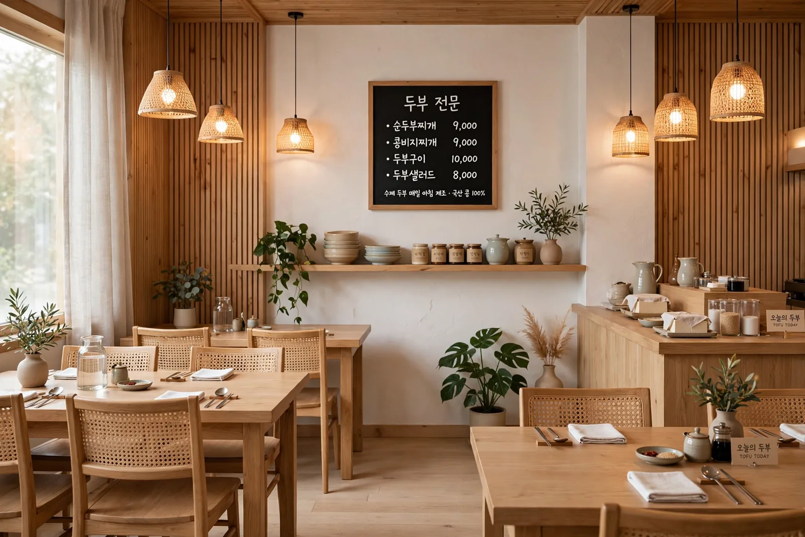정갈한 좌석 공간